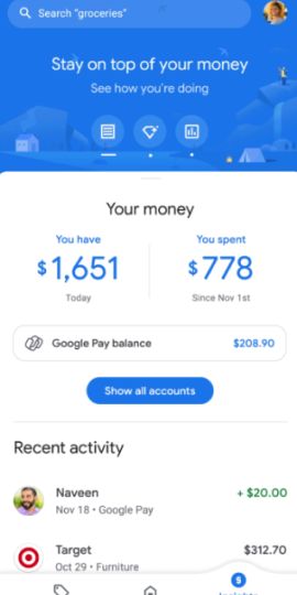 Google Pay: Save and Pay