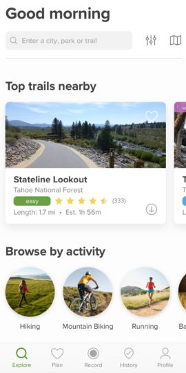 AllTrails: Hike, Bike & Run