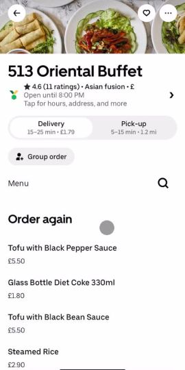 Uber Eats: Food Delivery