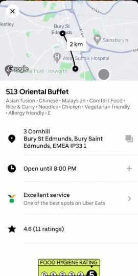 Uber Eats: Food Delivery