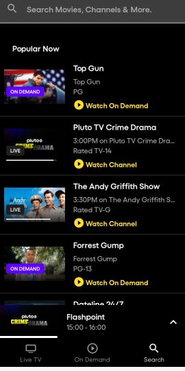 Pluto TV - Live TV and Movies