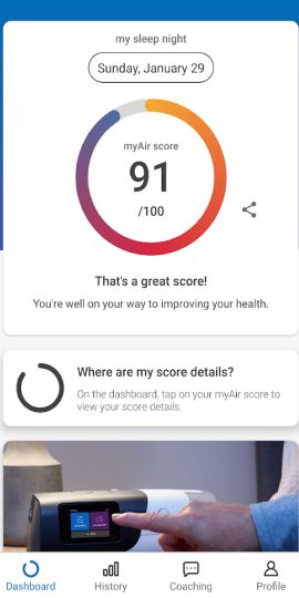 myAir™ for Canada by ResMed