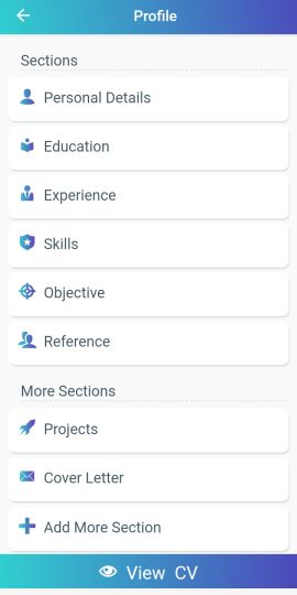 Resume Builder App, CV maker